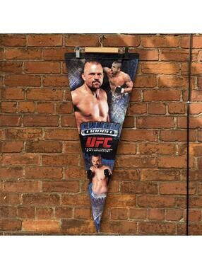 vintage chuck Liddell UFC pennant 2010 wincraft